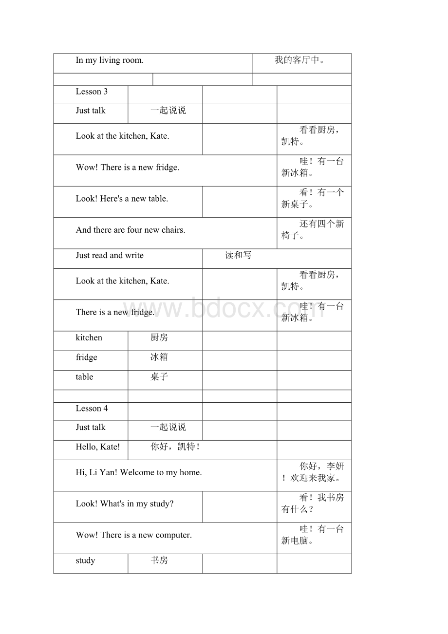 四年级下册精通版课文翻译.docx_第3页