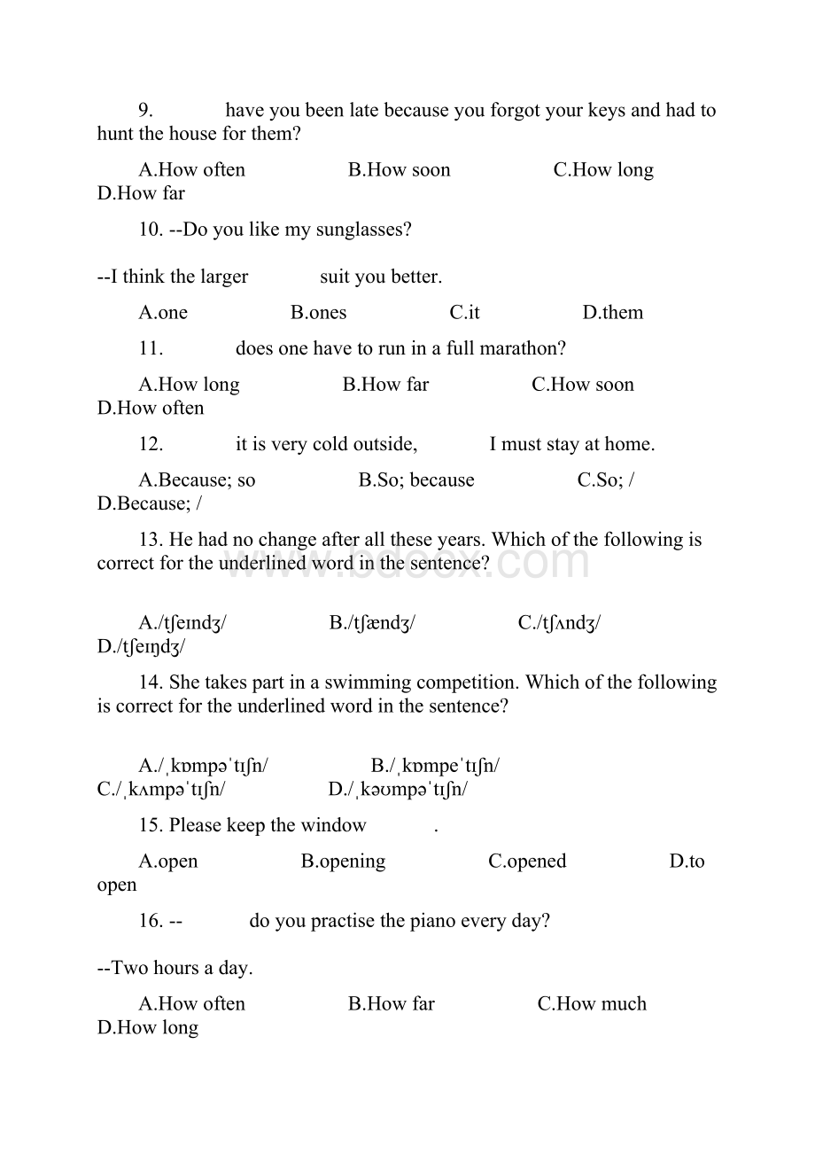 预初英文易错题及解析.docx_第2页