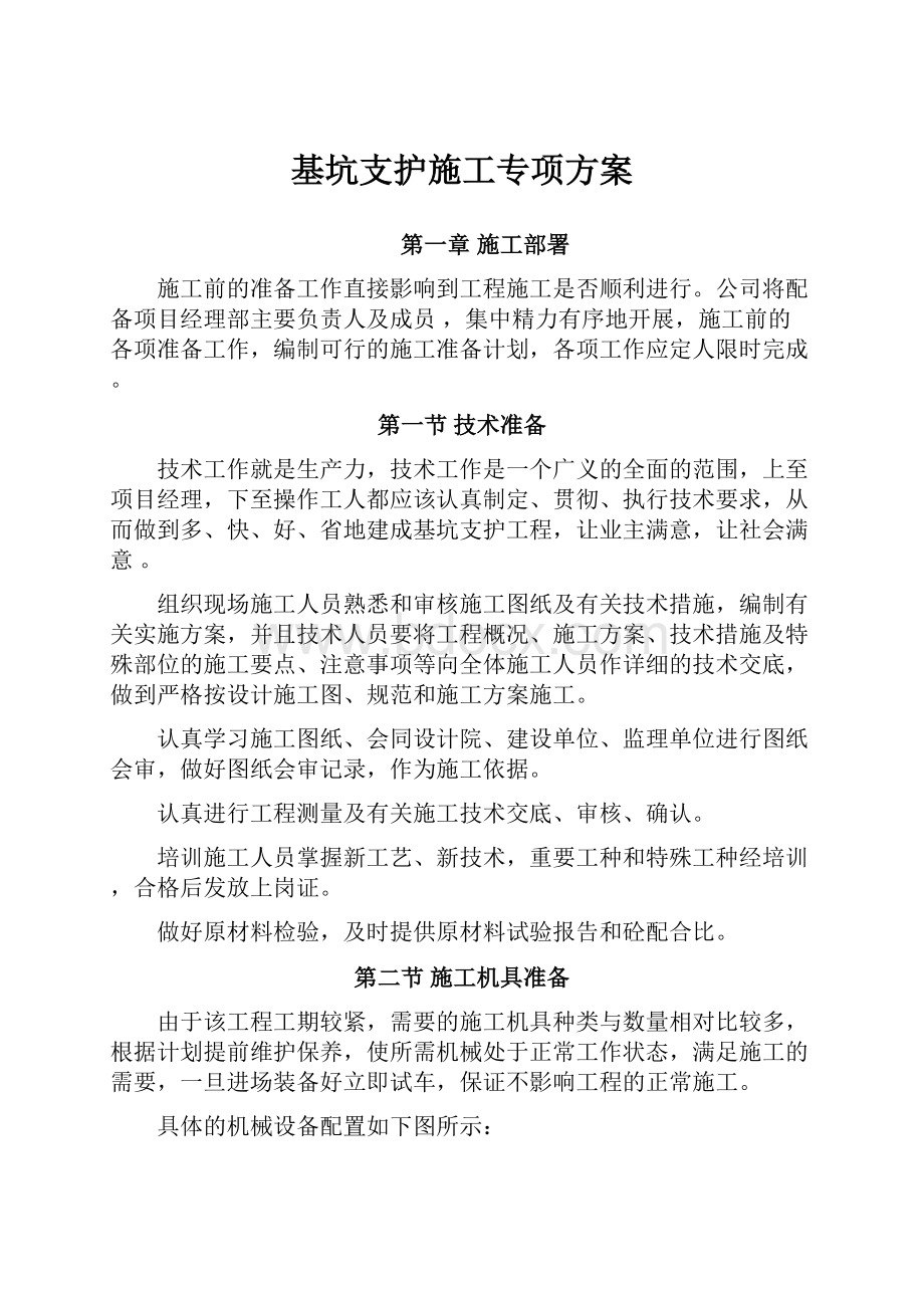 基坑支护施工专项方案.docx