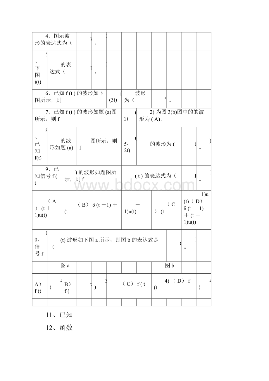 信号与系统参考题库docx.docx_第2页