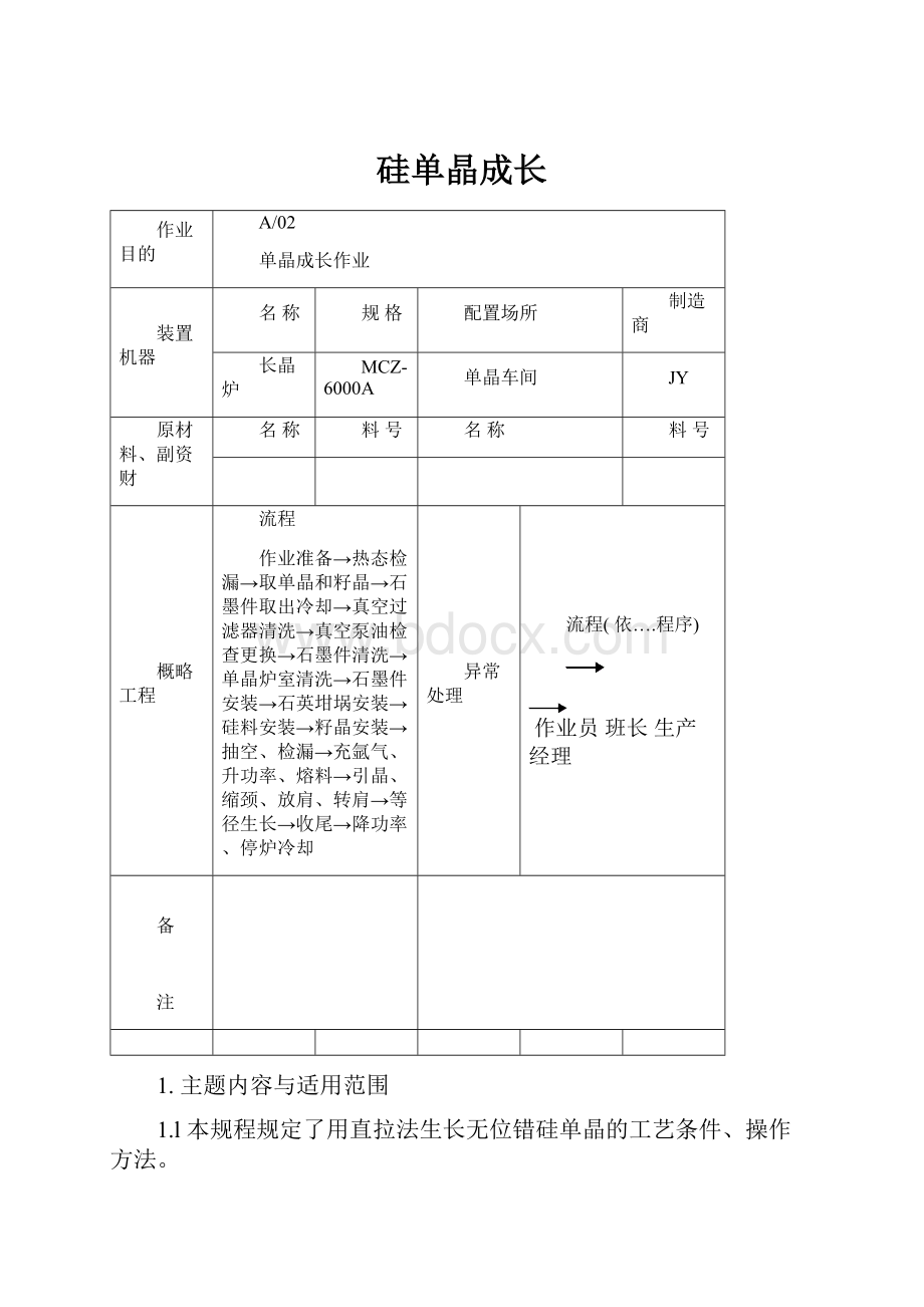 硅单晶成长.docx_第1页