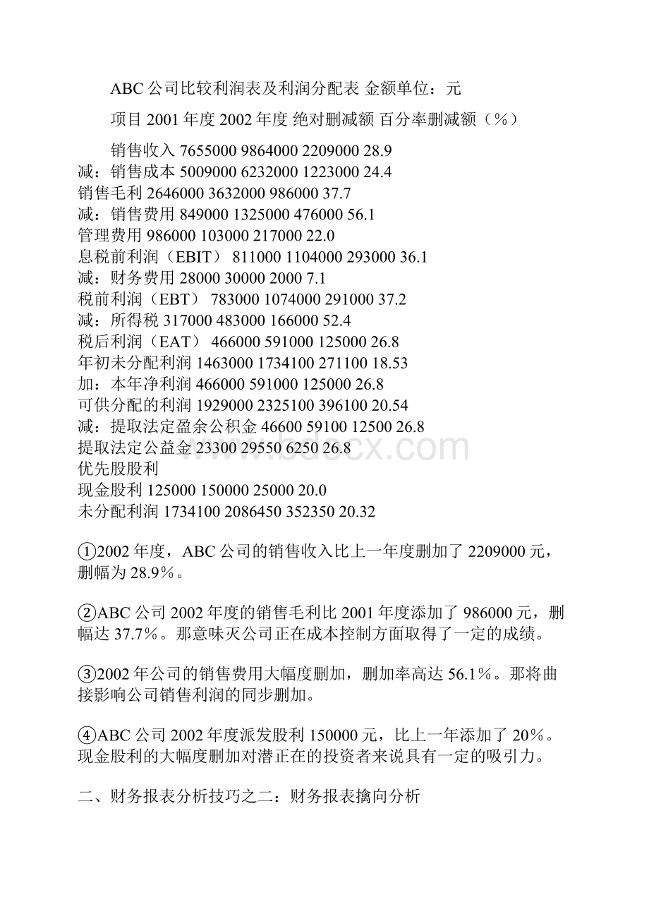 财务报表分析范文之欧阳术创编.docx_第2页