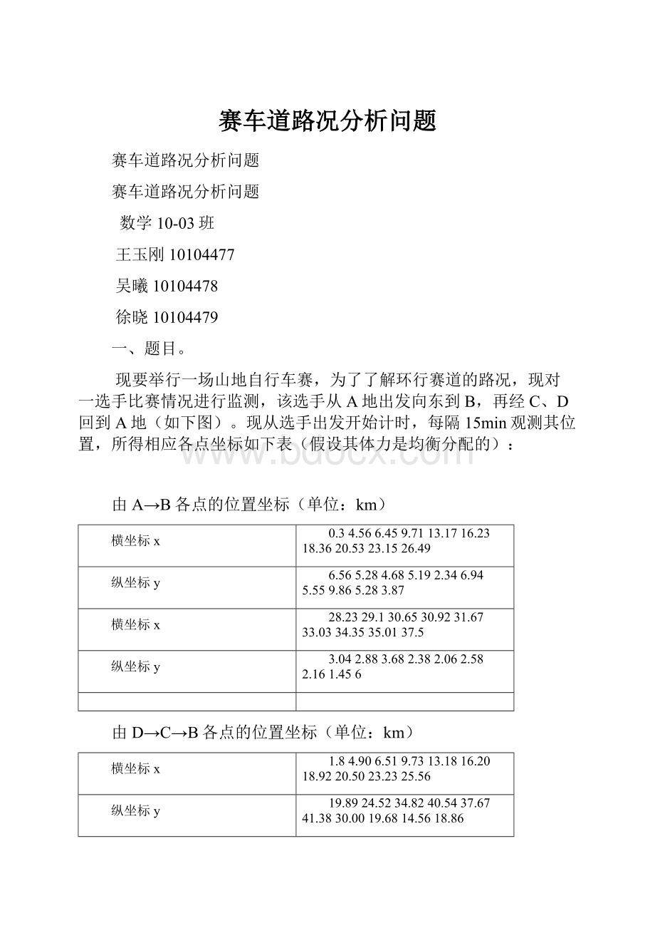 赛车道路况分析问题.docx_第1页