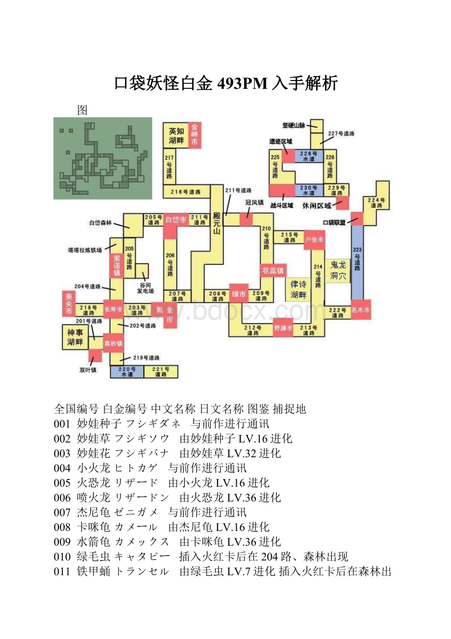 口袋妖怪白金493PM入手解析.docx