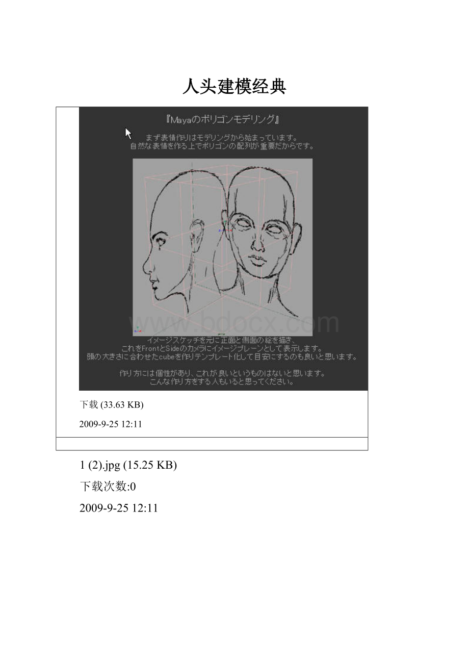 人头建模经典.docx_第1页