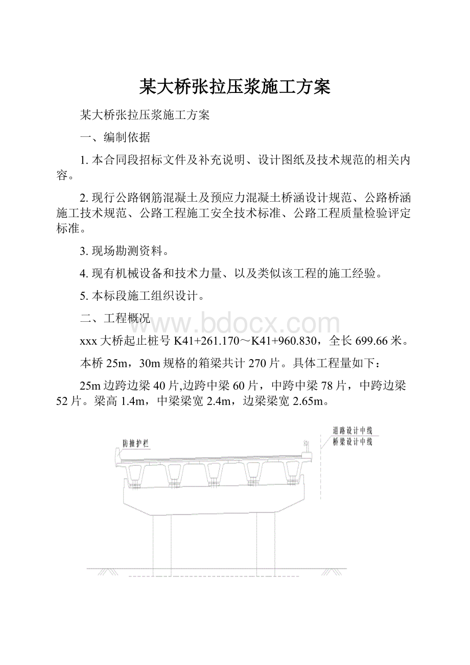 某大桥张拉压浆施工方案.docx_第1页