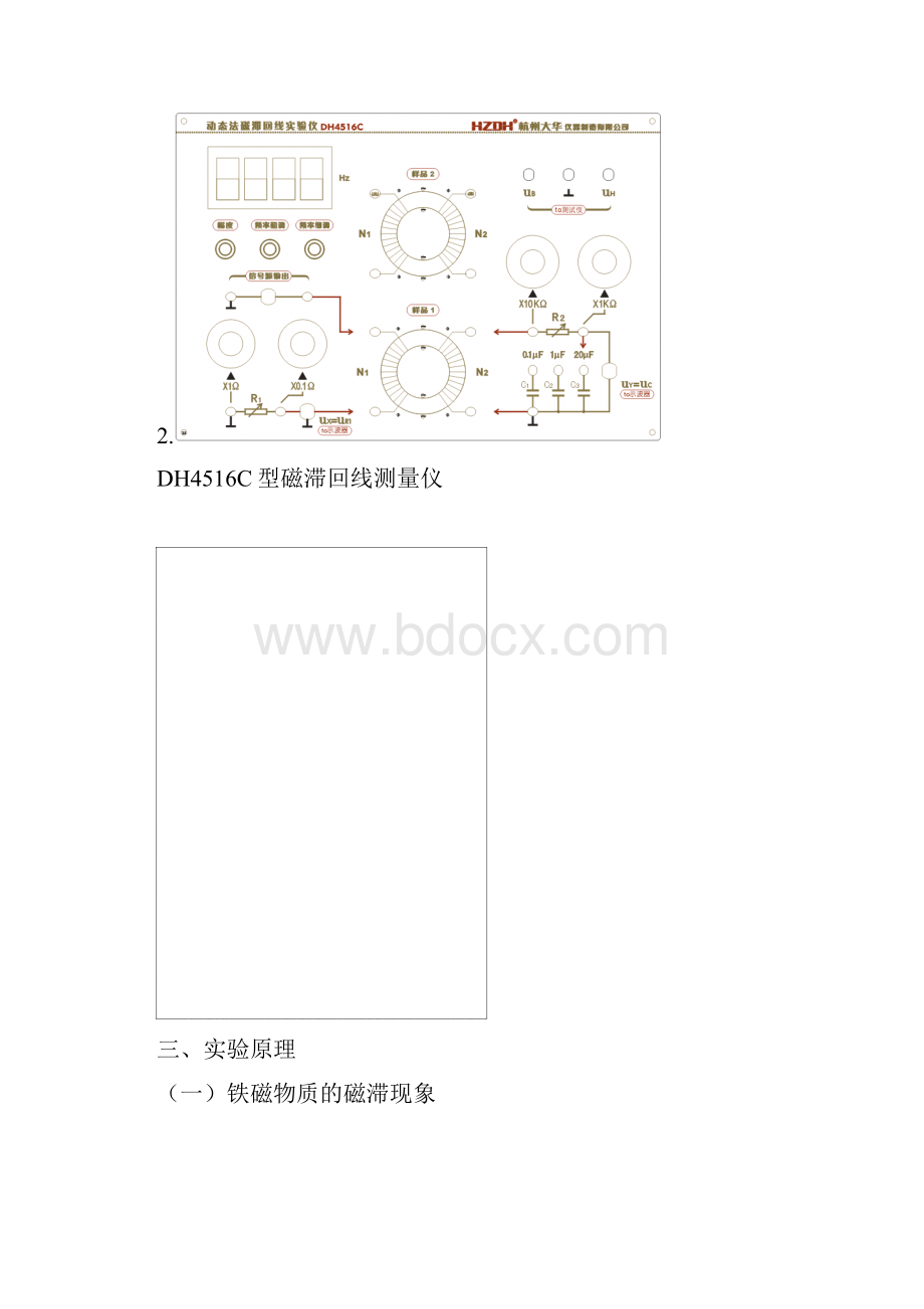 磁滞回线的测量实验报告.docx_第3页