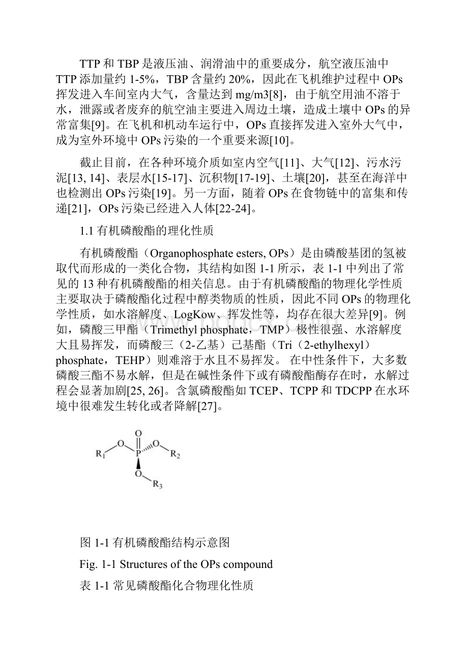 有机磷酸酯的环境行为及毒性讲解.docx_第2页