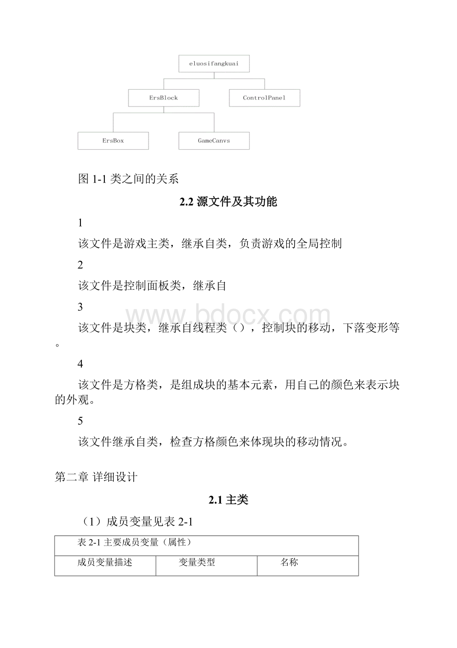 java课程设计心得俄罗斯方块游戏设计模版.docx_第2页