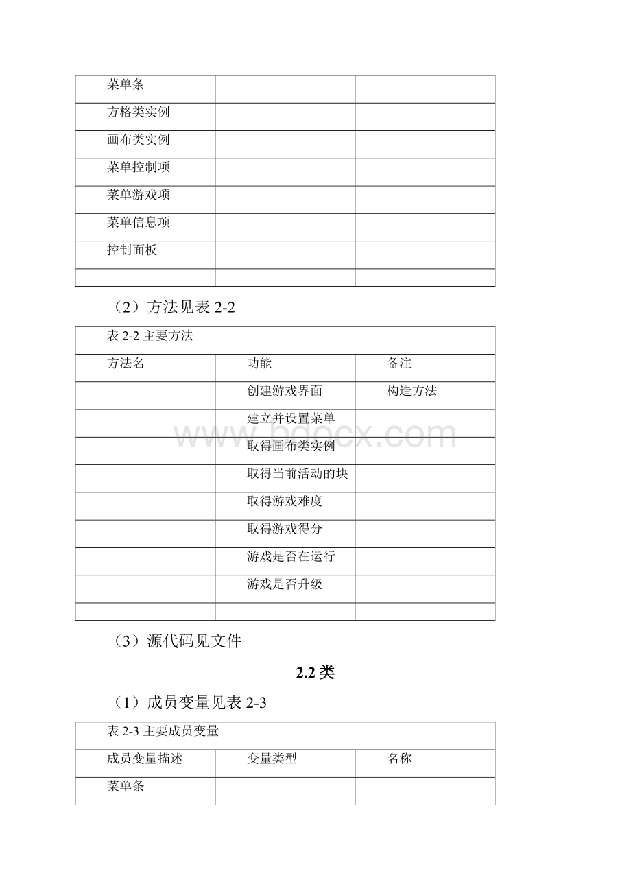 java课程设计心得俄罗斯方块游戏设计模版.docx_第3页