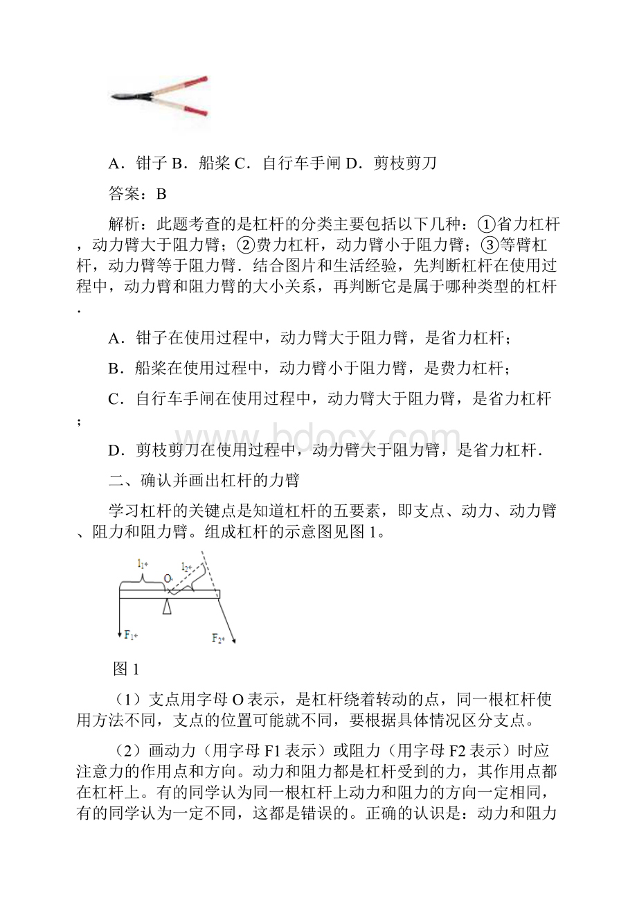 专题五物理杠杆问题常考点解析策略.docx_第2页