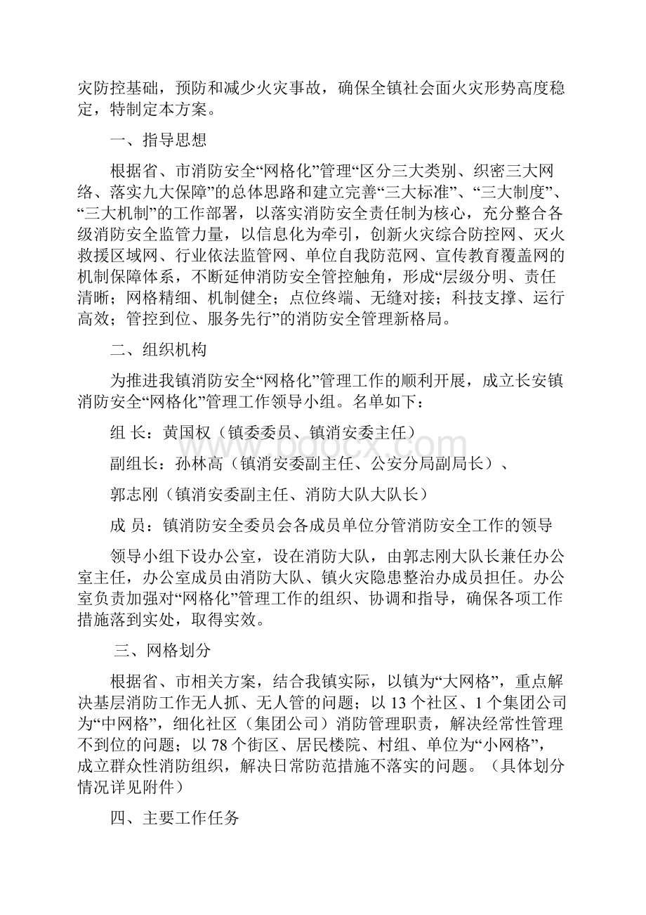 号长安镇消防安全网格化管理工作方案.docx_第2页