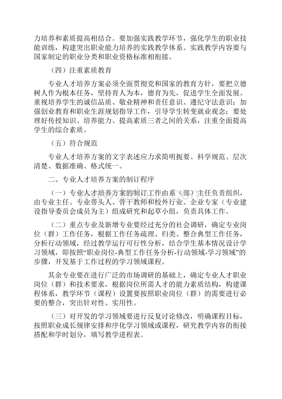 中山职业技术学院关于制修订专业人才培养方案的.docx_第2页