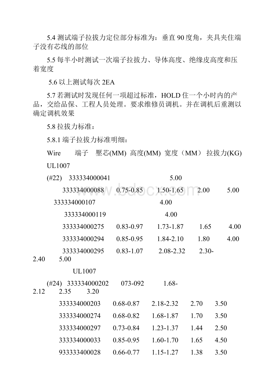 线材与端子拉拔力标准.docx_第2页