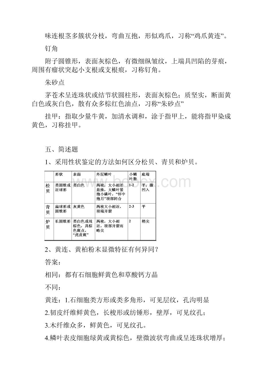 整理生药学复习提纲da.docx_第2页