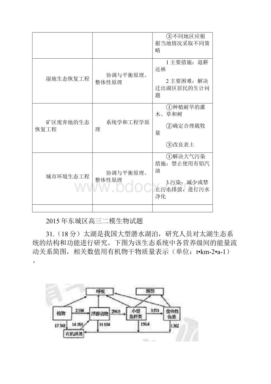 北京高三一模二模生态系统题型汇编.docx_第3页