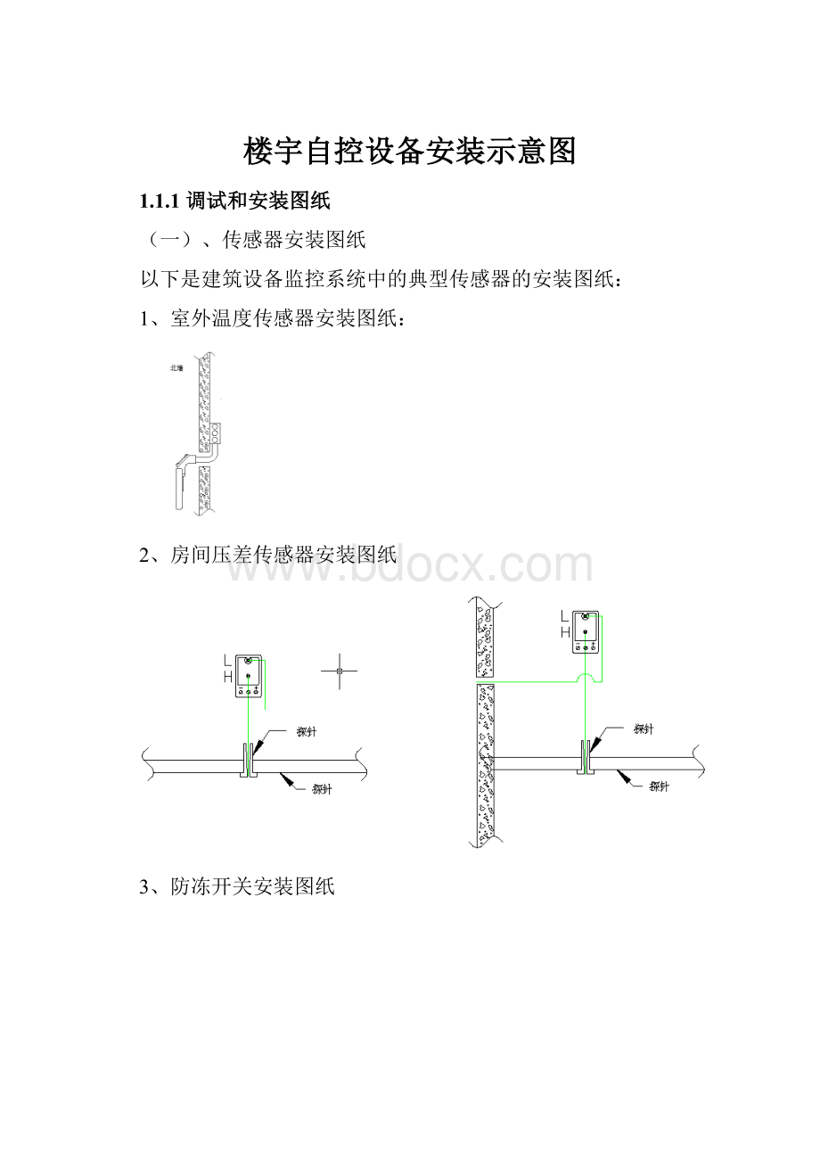 楼宇自控设备安装示意图.docx_第1页