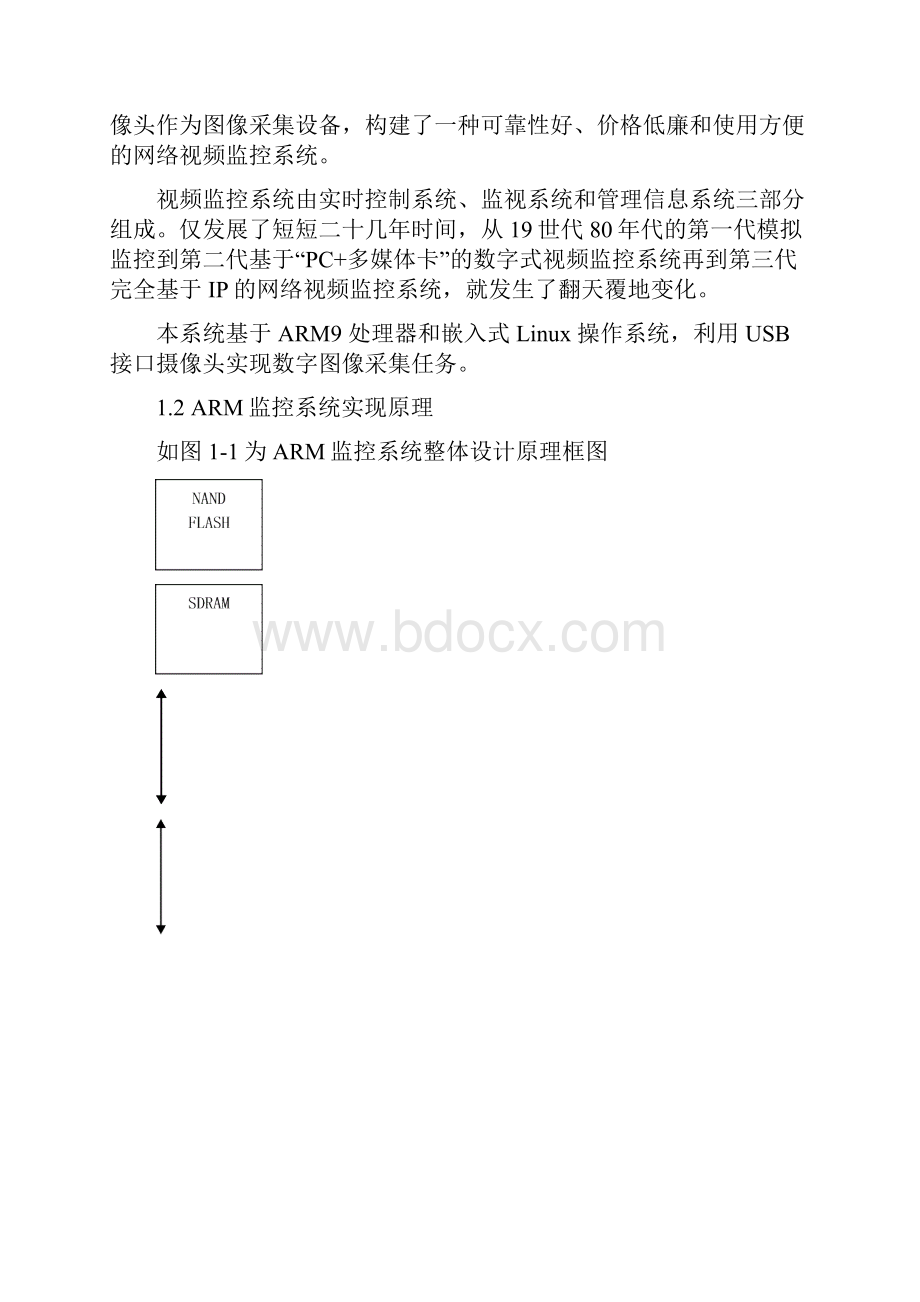 基于arm9视频监控系统的设计课程设计论文.docx_第2页