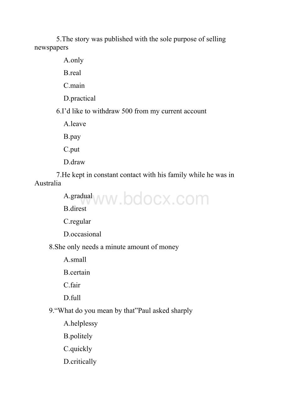 职称英语综合类C级真题及答案.docx_第2页