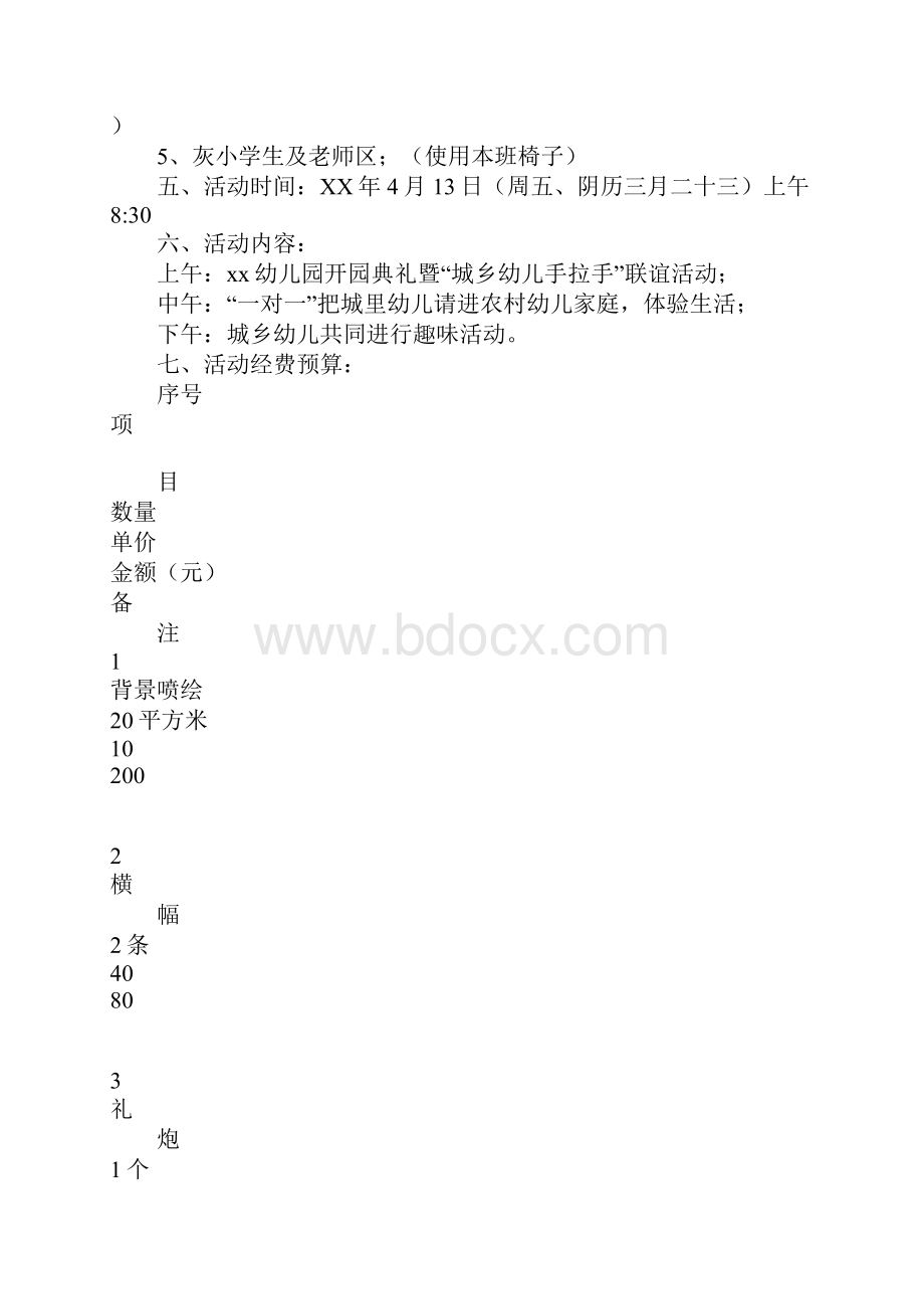 幼儿园开园典礼暨联谊活动方案.docx_第3页