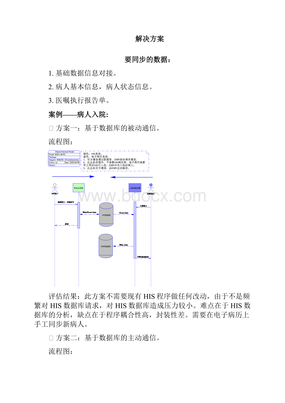 和HIS接口解决方案报告书模板.docx_第3页