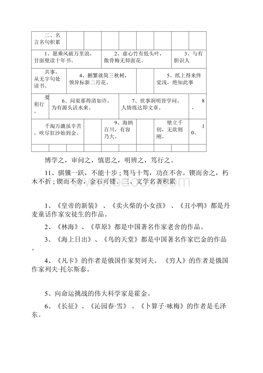 小学语文教师招聘考试专业知识习题及参考答案.docx_第3页