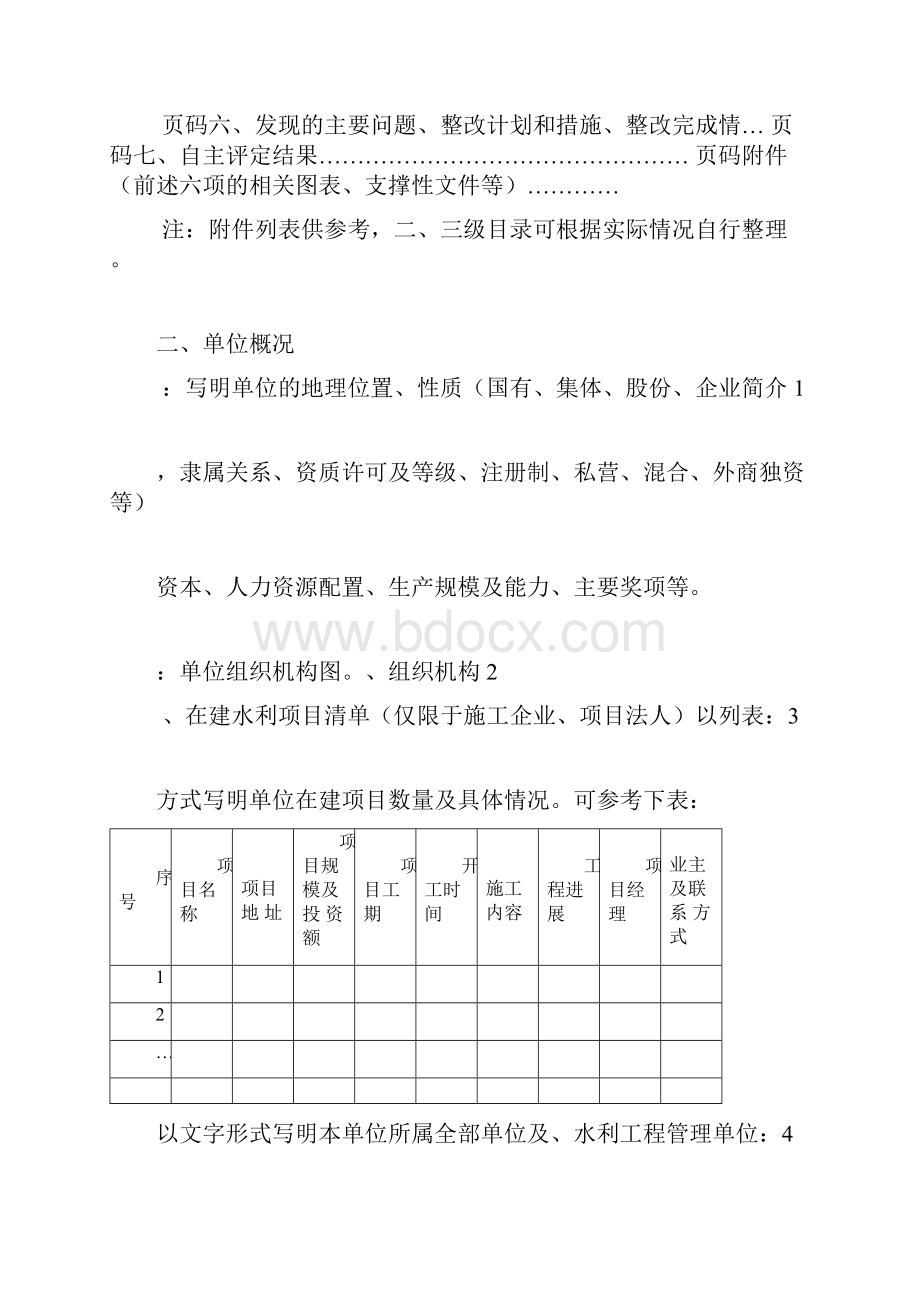 水利安全生产标准化自评报告参考模板.docx_第3页