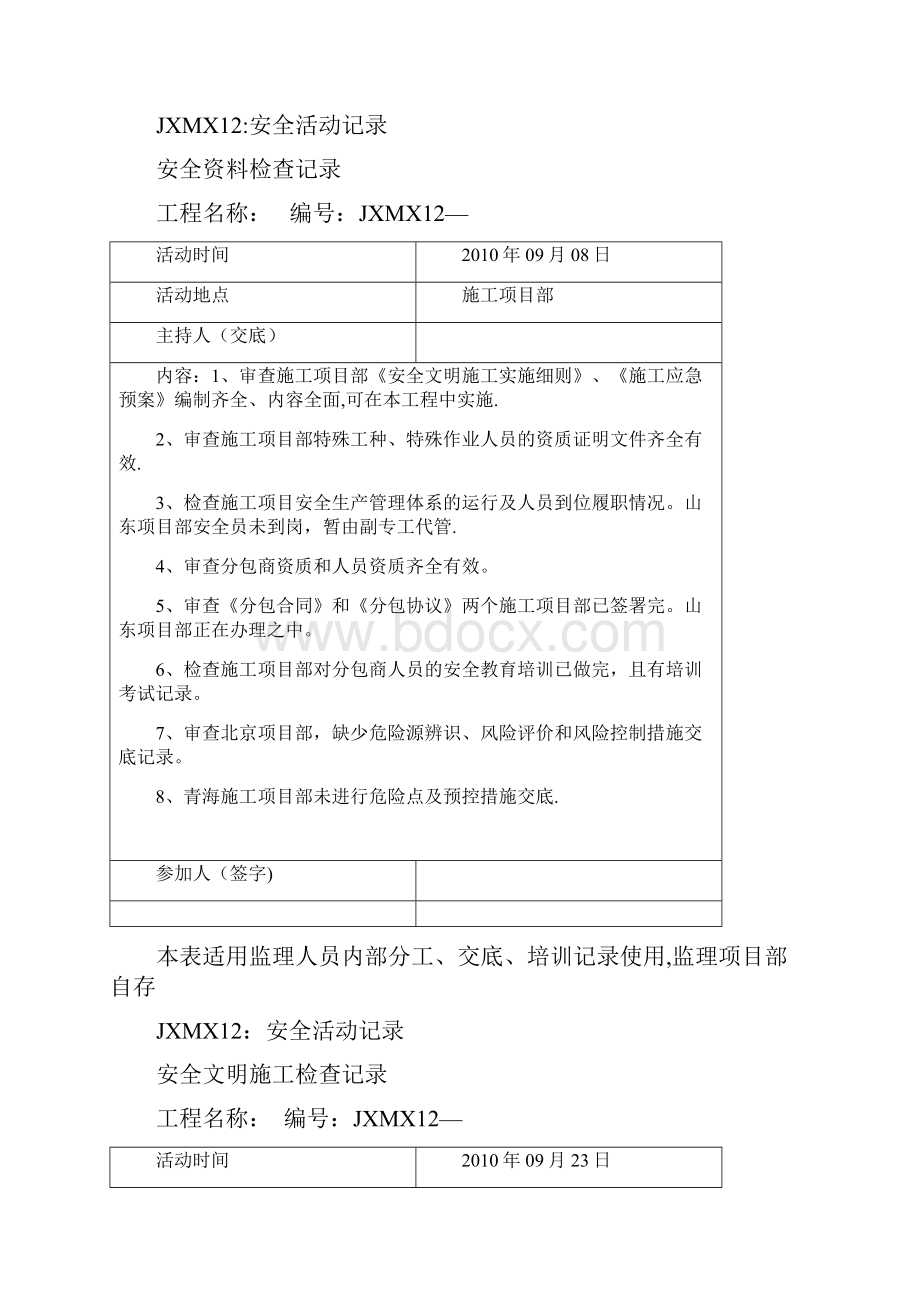 安全文明施工检查记录.docx_第3页