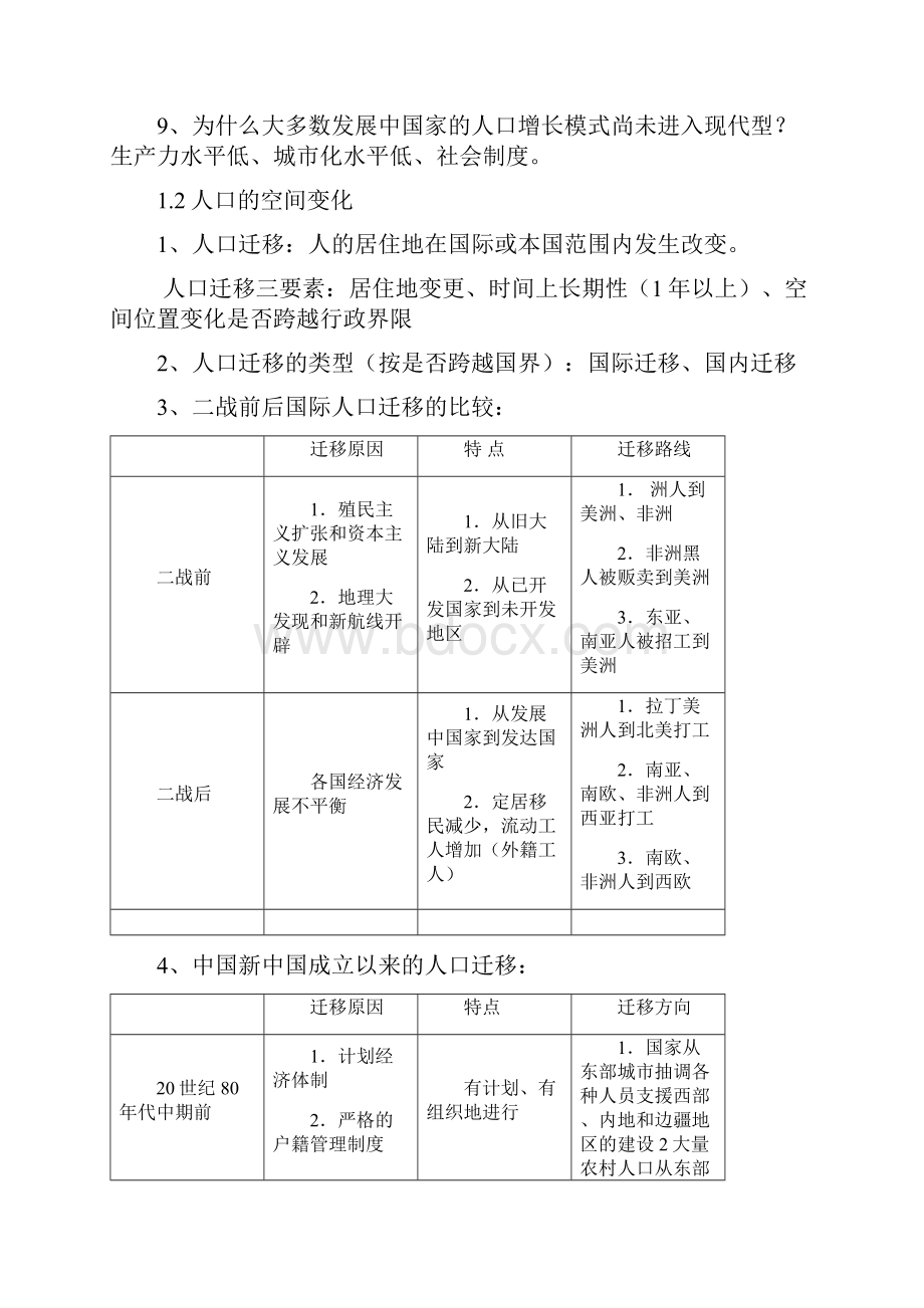 高中地理必修2复习提纲.docx_第3页