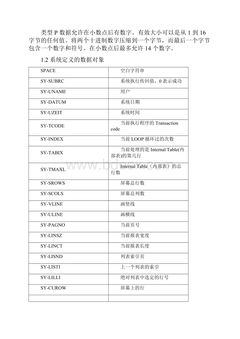 abap基本语法汇总.docx_第2页