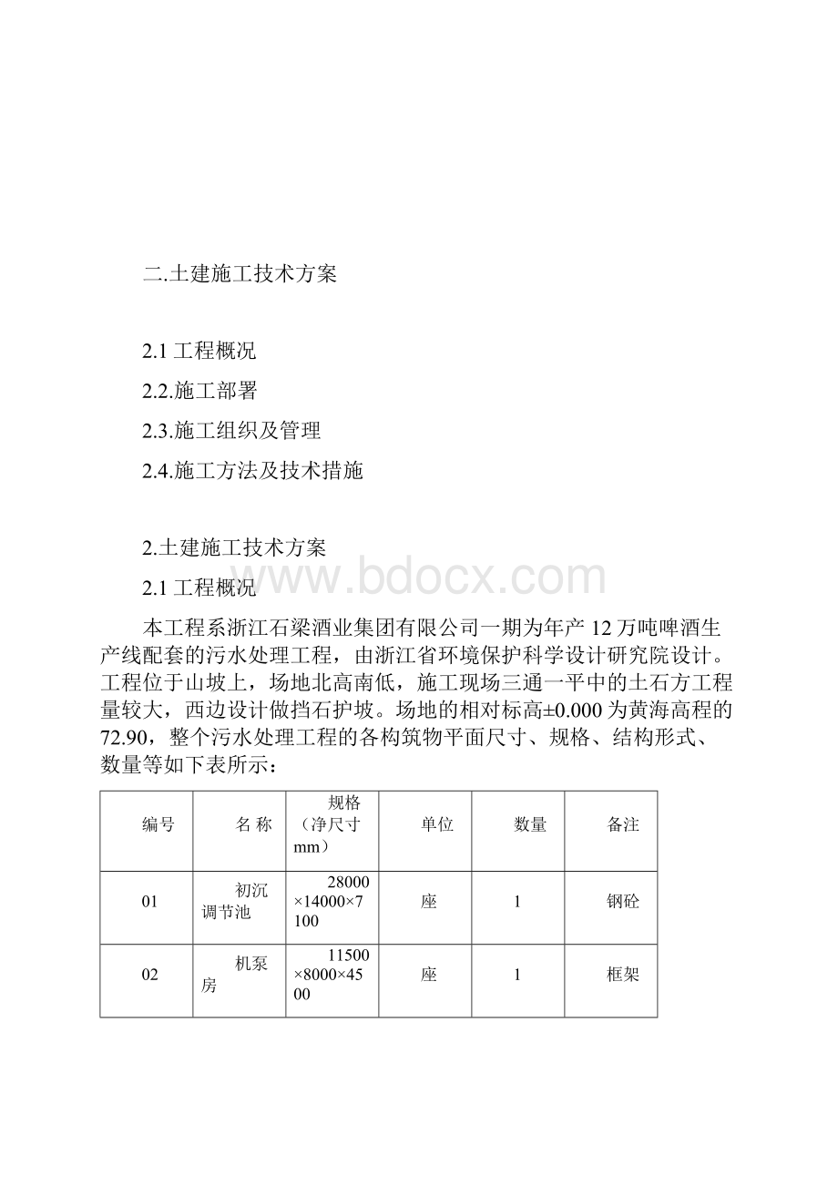 污水处理工程施工组织设计方案.docx_第2页