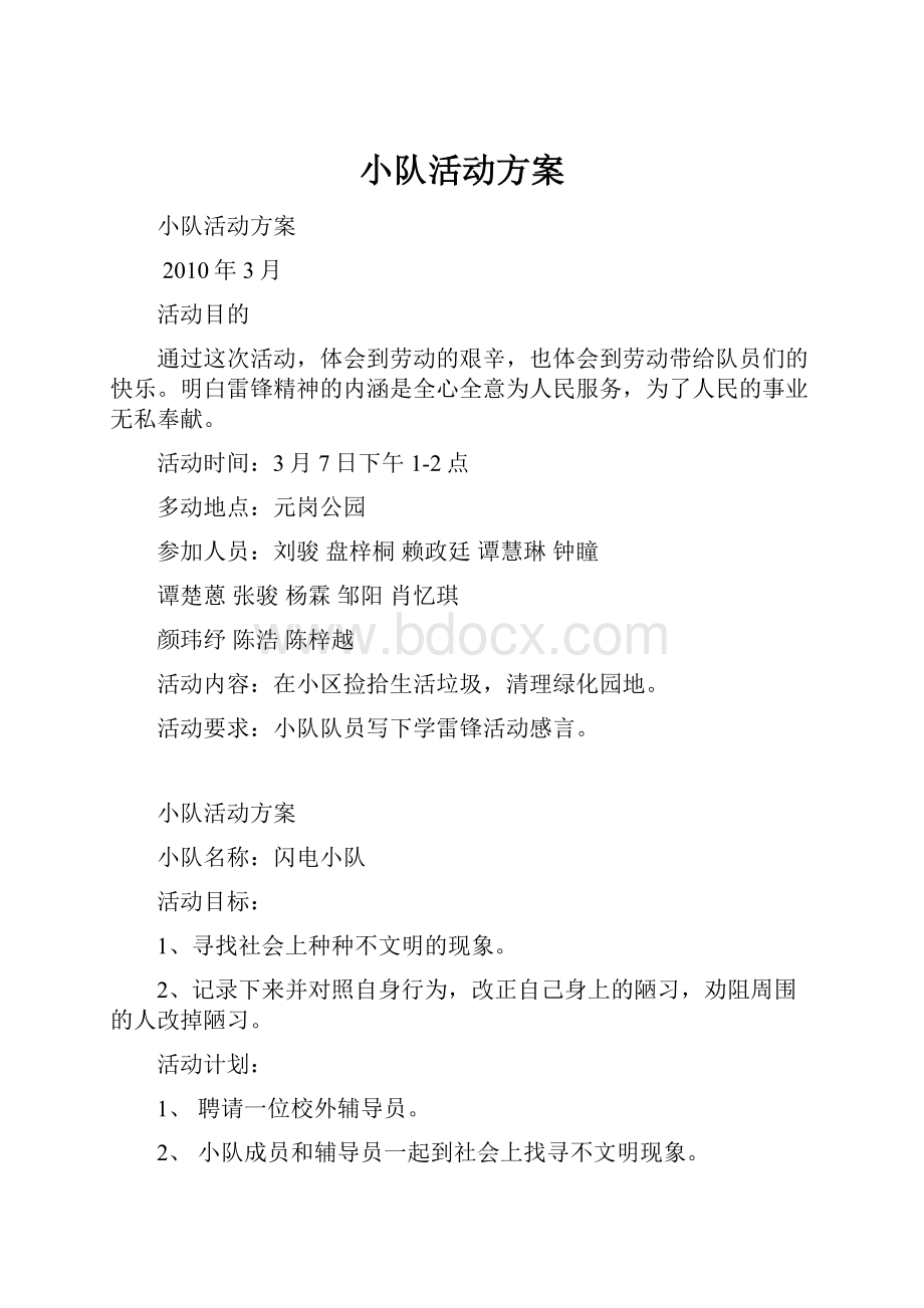 小队活动方案.docx