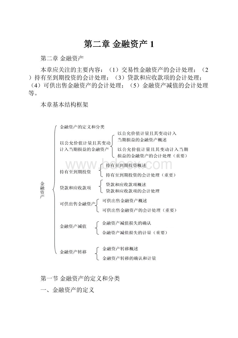 第二章 金融资产1.docx