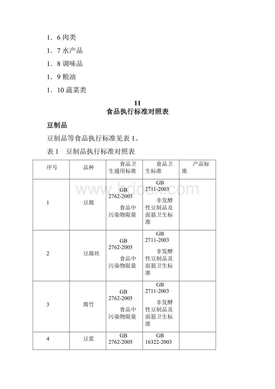 食品执行标准对照新版表.docx_第3页