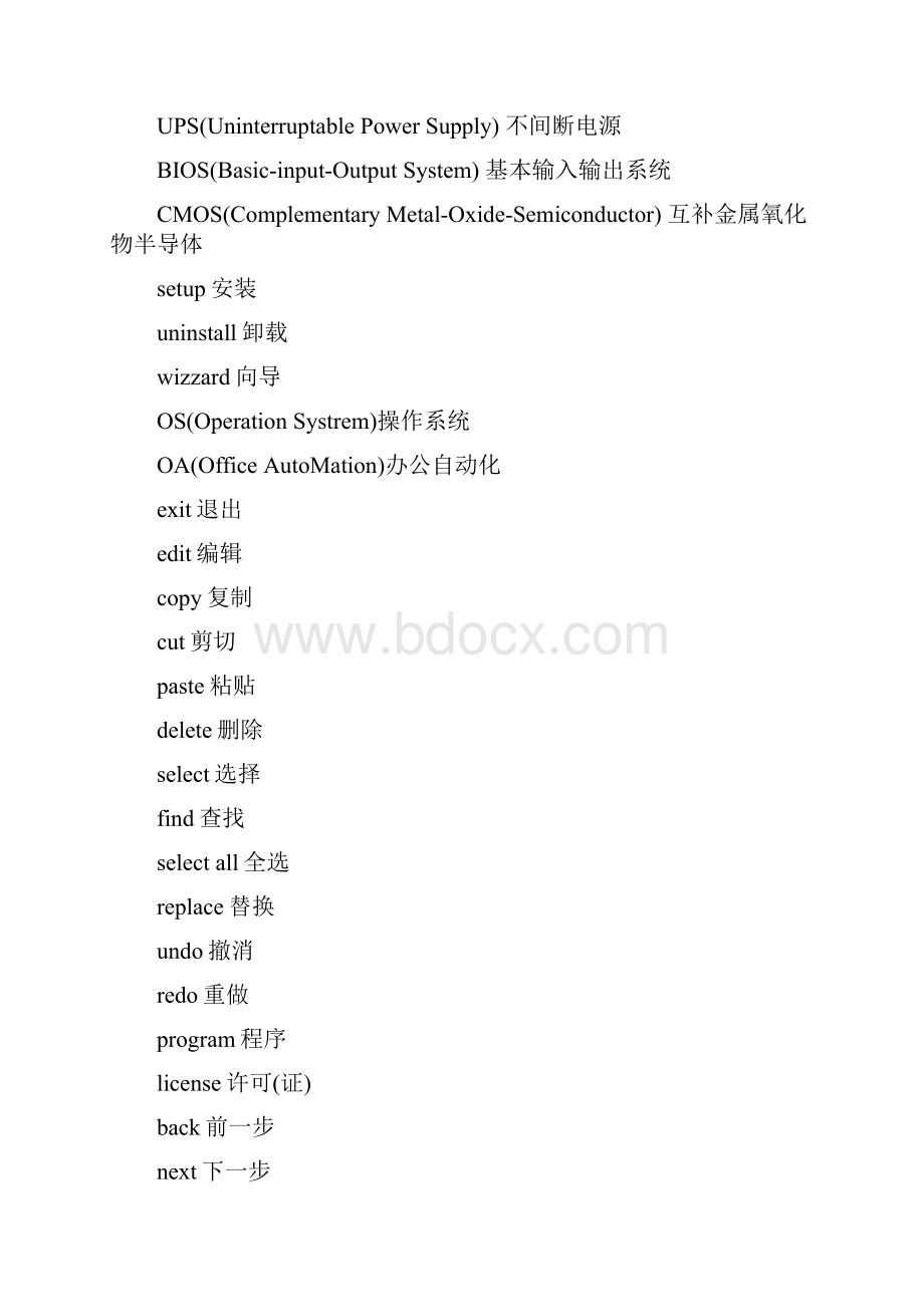 高频率精简700单词计算机常用英语术语 1.docx_第2页