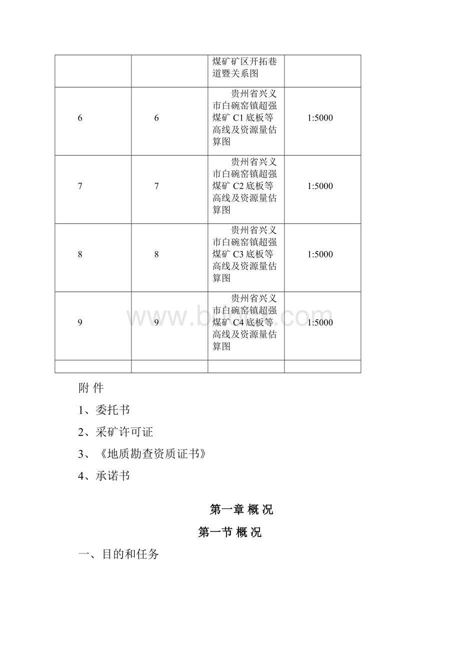 贵州省兴义市超强煤矿储量核实报告.docx_第2页