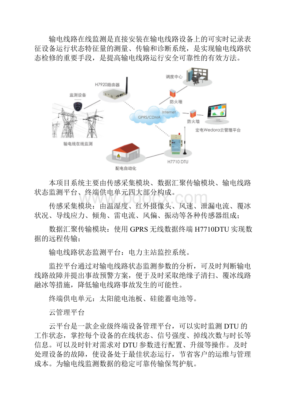 输电线路监控系统技术解决方案纯方案13页.docx_第2页