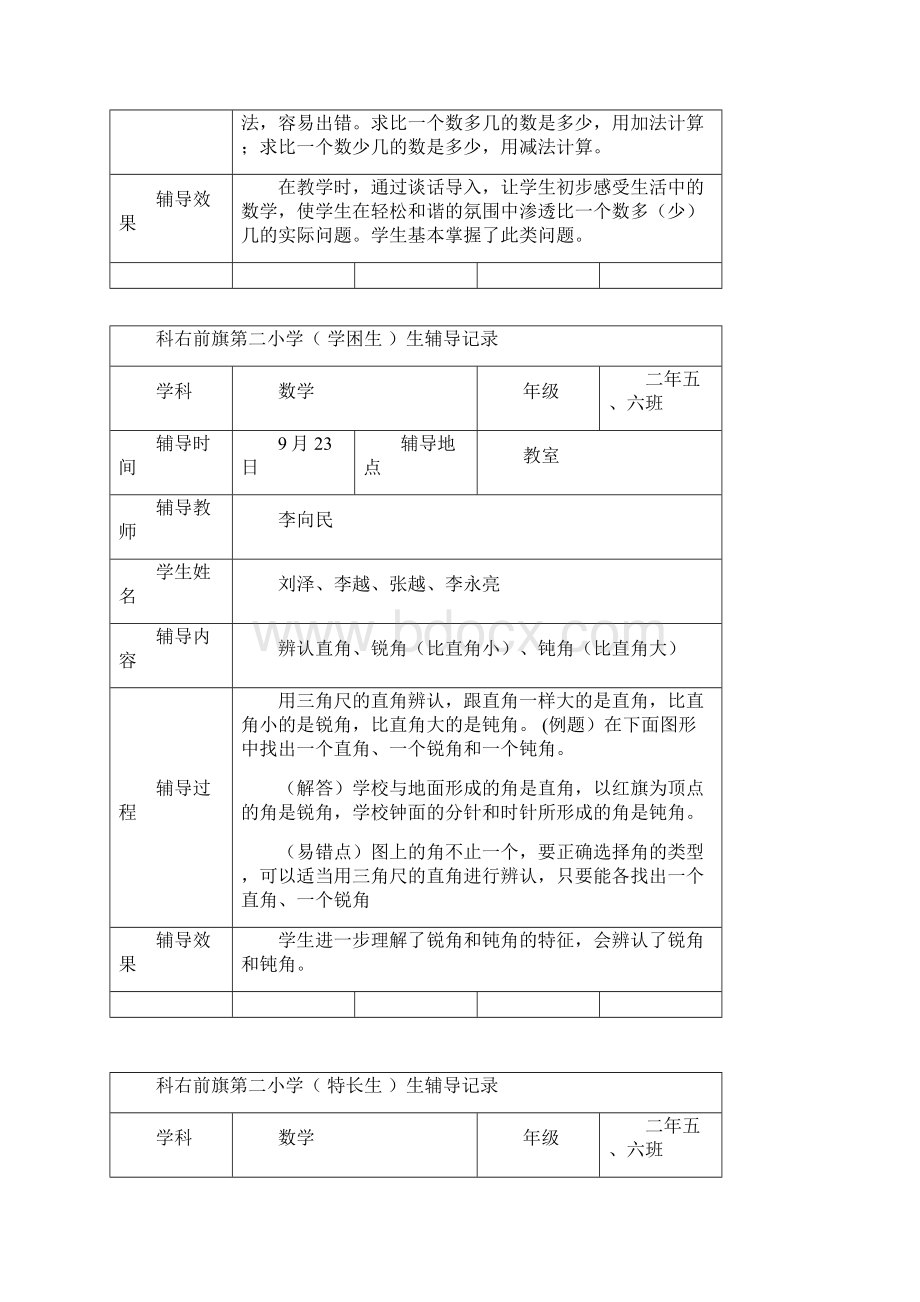 学困生特长生辅导记录.docx_第3页