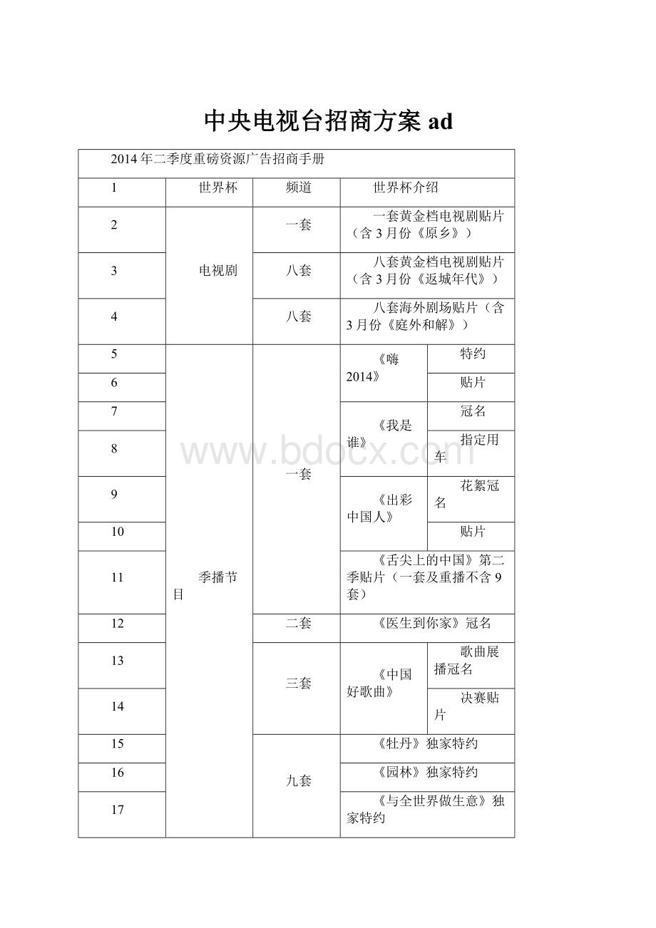 中央电视台招商方案ad.docx_第1页