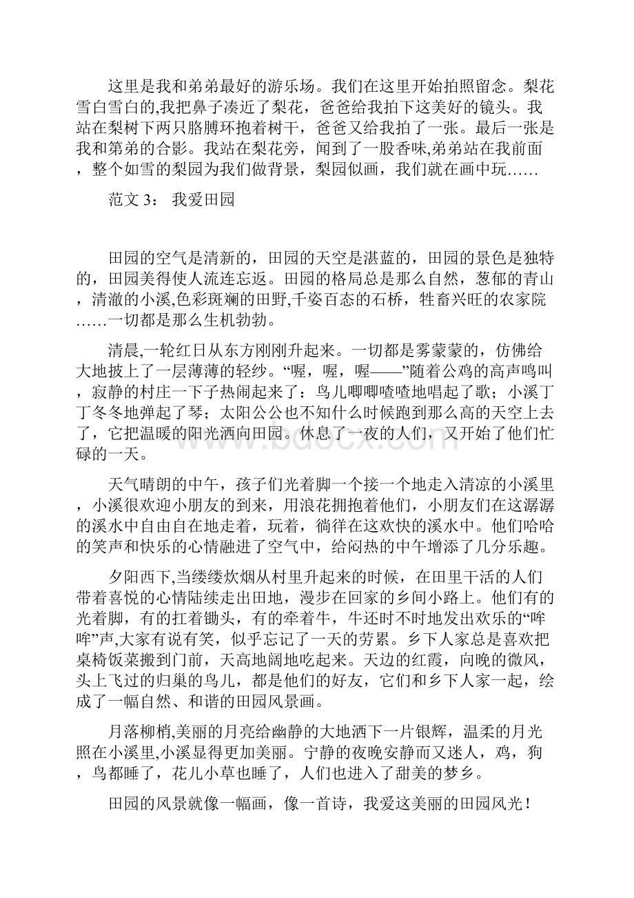 部编版四年级语文下册专项复习附答案习作专项.docx_第3页