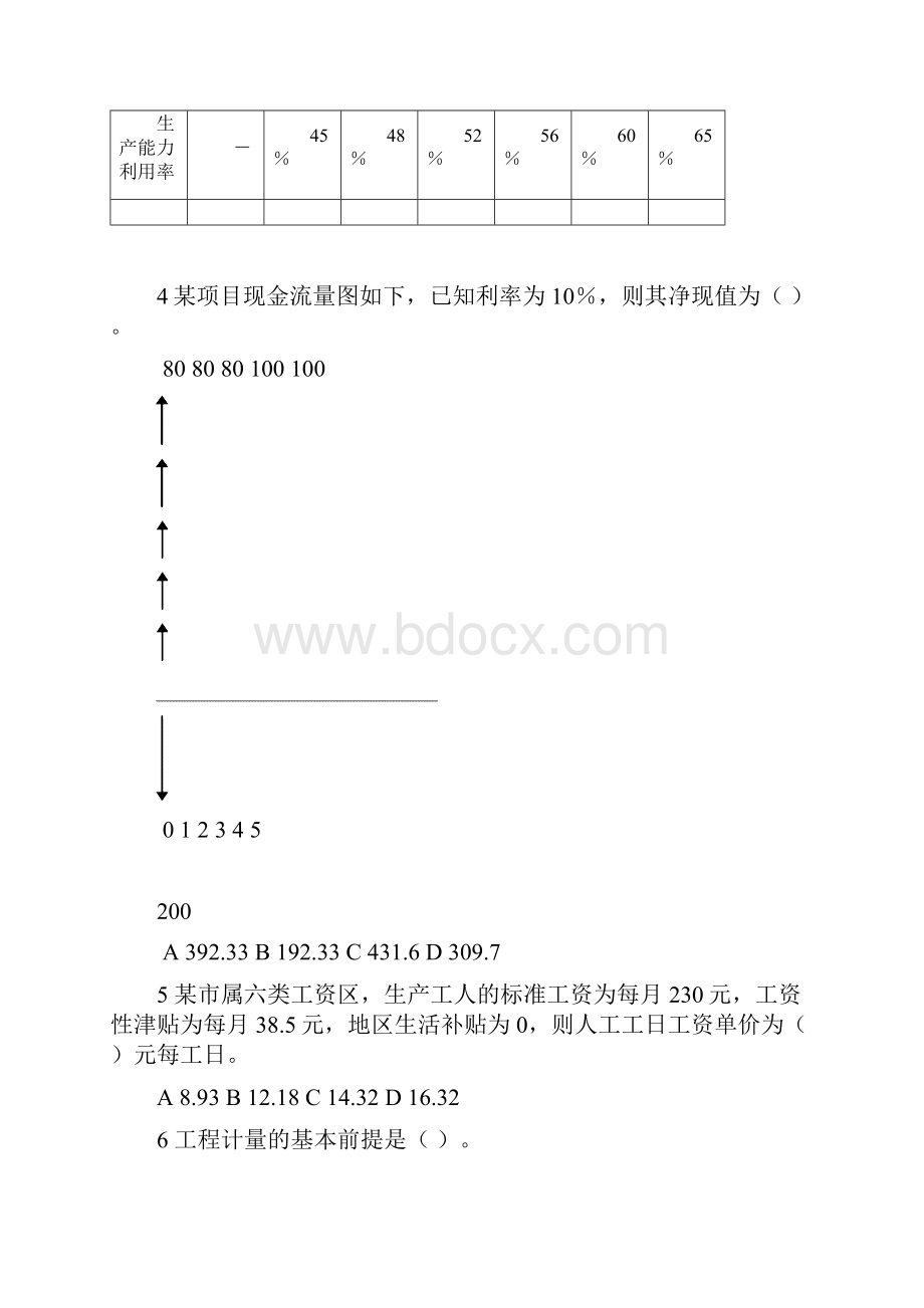 交通部公路工程监理工程师考试《公路工程经济》题3及答案.docx_第2页