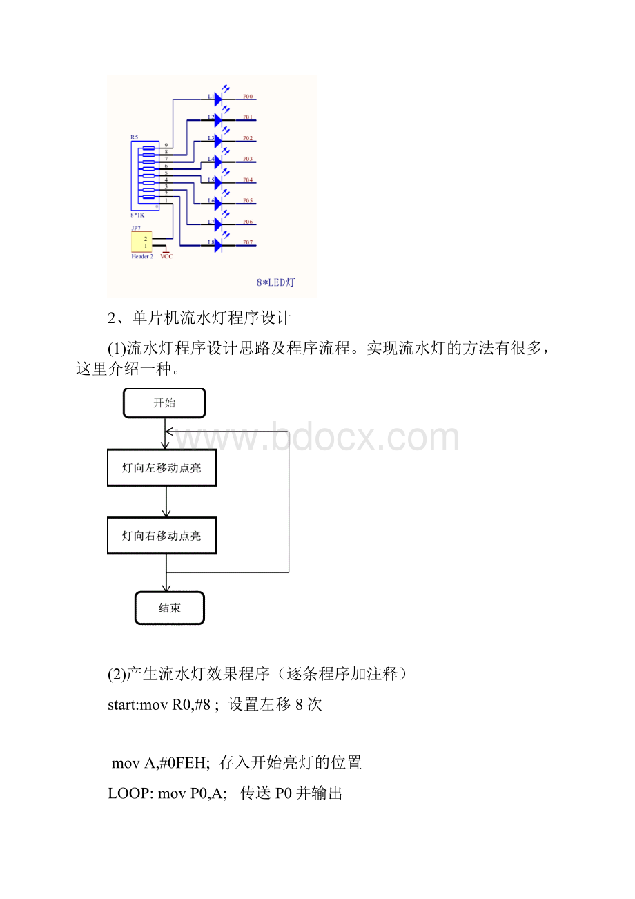 最新单片机汇编语言跑马灯.docx_第2页