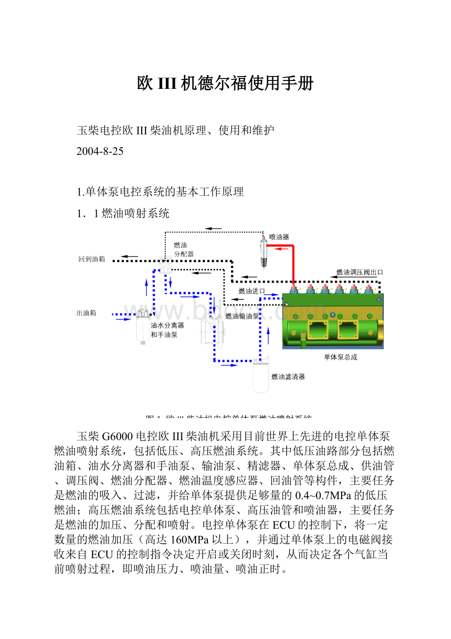 欧III机德尔福使用手册.docx