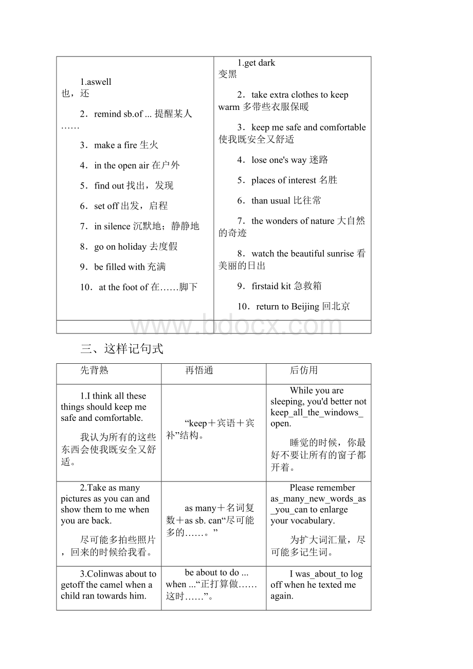 学年高中英语 Unit 2 Wish you were here Section.docx_第2页