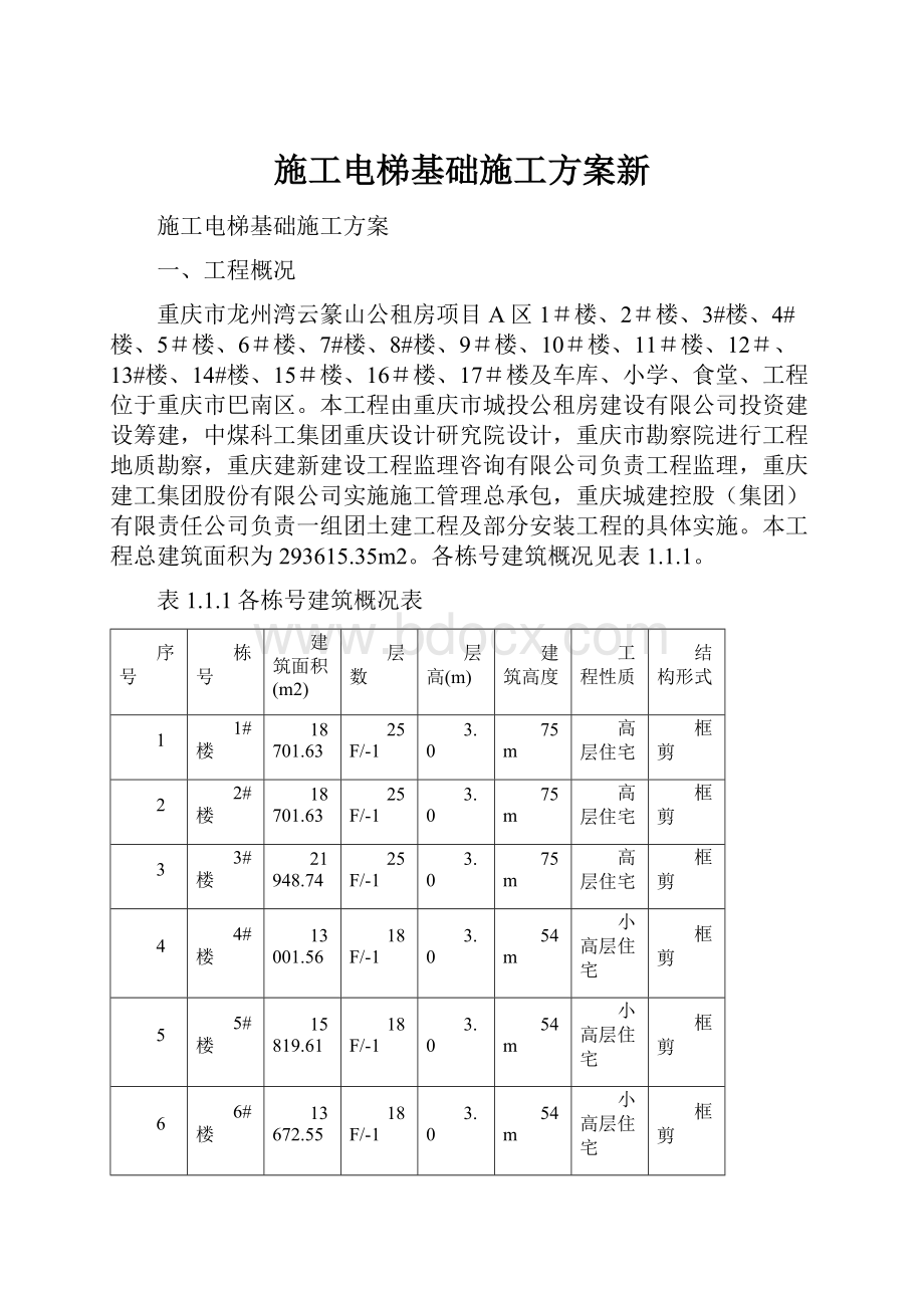 施工电梯基础施工方案新.docx