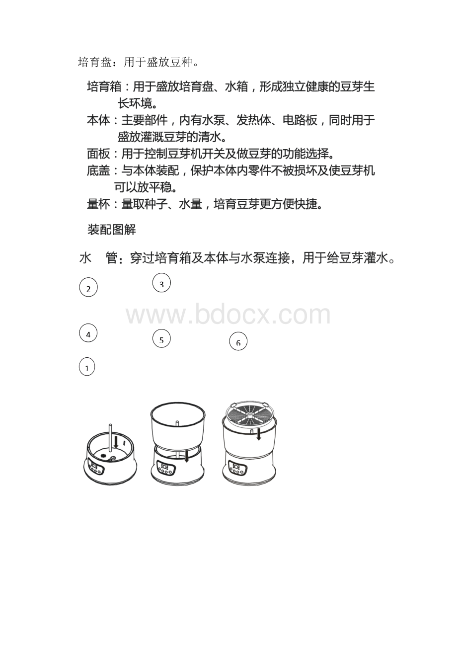 整理小熊豆芽机使用说明书.docx_第2页