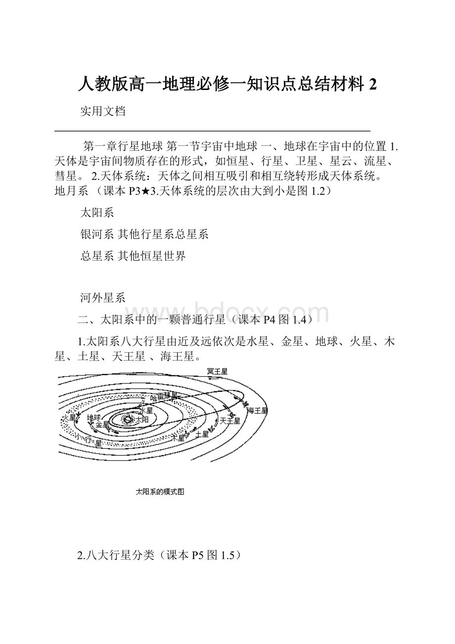 人教版高一地理必修一知识点总结材料2.docx_第1页