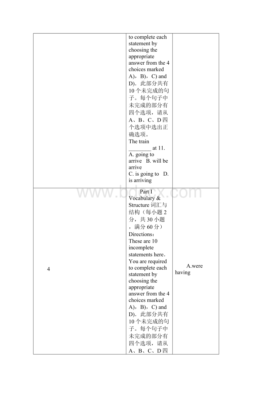 北京师范大学网络教育教学专科英语二作业答案.docx_第3页