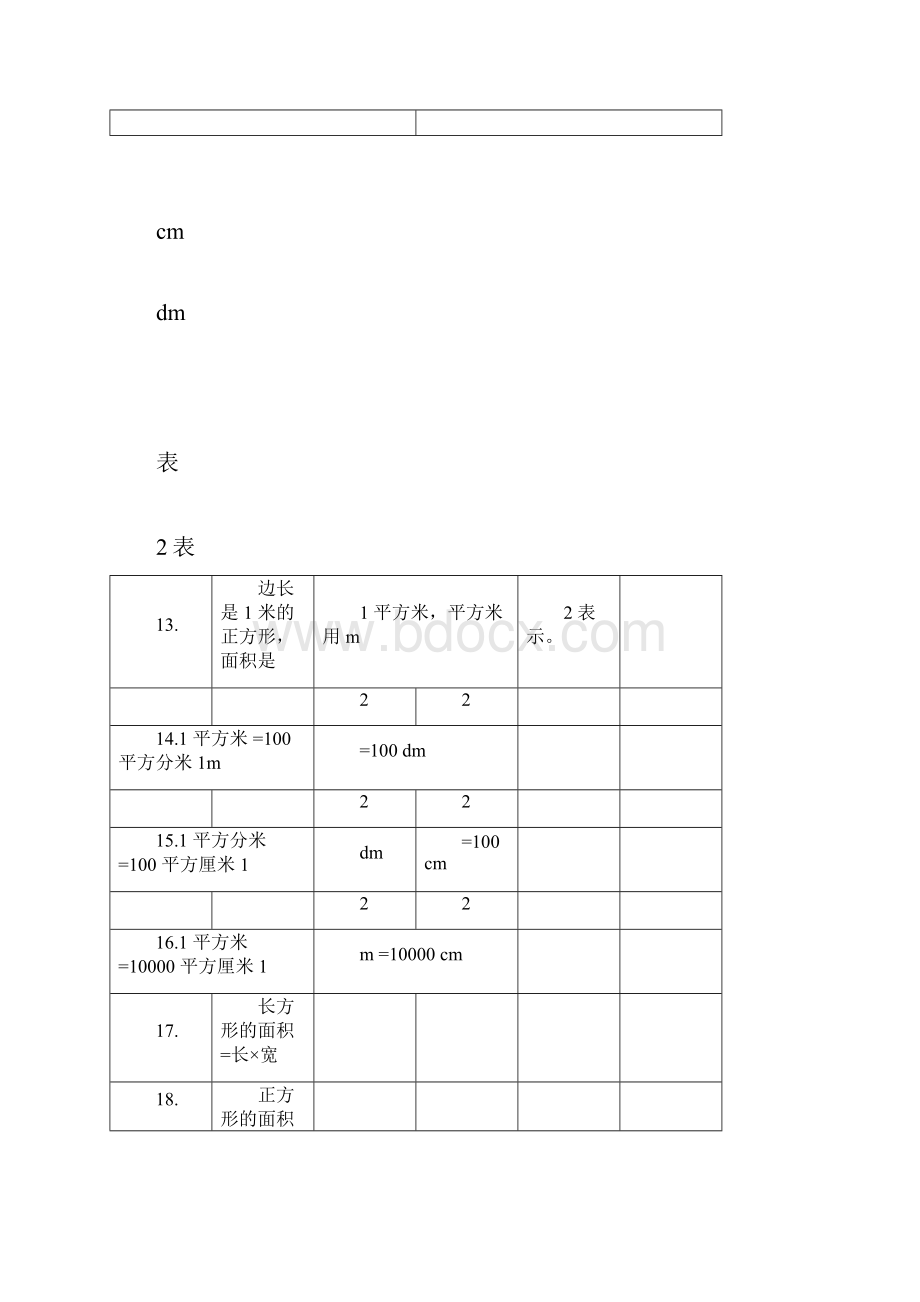 冀教版三年级下册数学知识点总结.docx_第2页