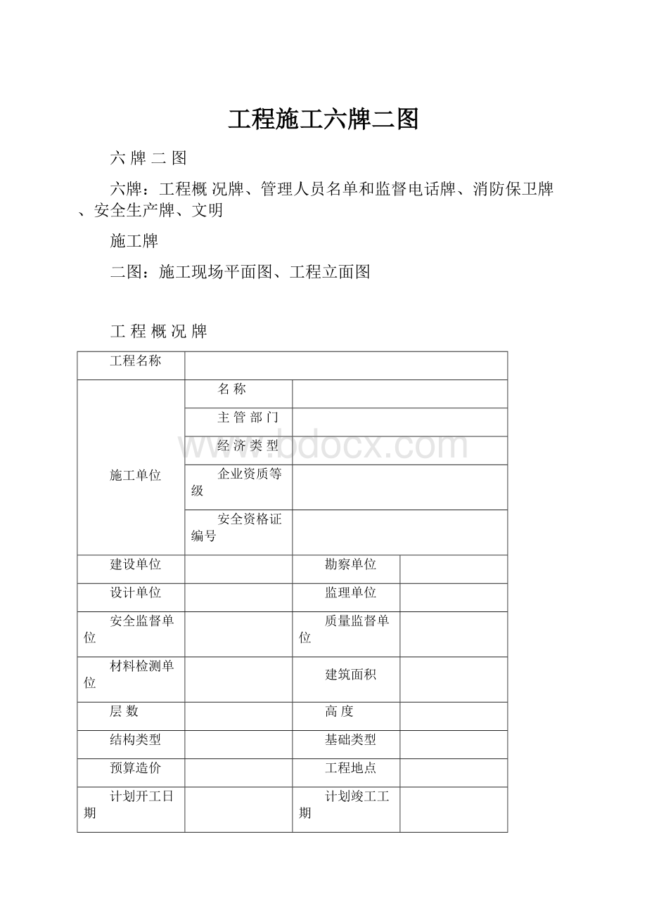 工程施工六牌二图.docx_第1页